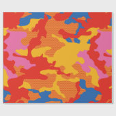 Papier Cadeau Seamless camouflage background pattern. Seamless c (Plat)