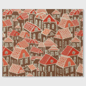 Papier Cadeau Seamless city pattern in (Plat)