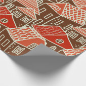 Papier Cadeau Seamless city pattern in (Coin)