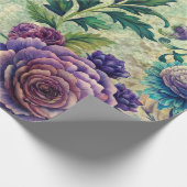 Papier Cadeau Seamless Floral Pattern Furniture Decoupage Paper (Coin)