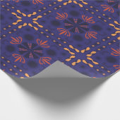 Papier Cadeau Seamless geometric pattern with orange and red  (Coin)