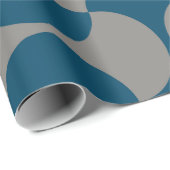 Papier Cadeau Seamless pastel pattern in 60s style. Wrapping pap (Coin rond)