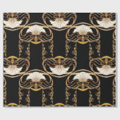 Papier Cadeau Seamless pattern, background with decorative eleme (Plat)