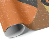 Papier Cadeau seamless pattern in scandinavian design style. Ret (Coin rond)