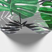 Papier Cadeau seamless pattern of tropical leaves and elements o (Coin)
