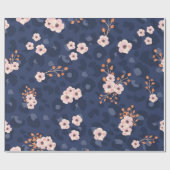 Papier Cadeau Seamless pattern with leopard skin and pink small (Plat)