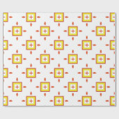 Papier Cadeau Seamless pattern with squares Abstract background (Plat)
