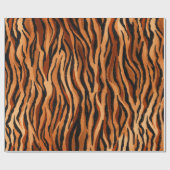 Papier Cadeau seamless tiger skin pattern. hand drawn (Plat)