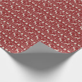 Papier Cadeau Seamless ugly Christmas sweater pattern, knitted (Coin)