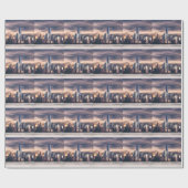 Papier Cadeau Seattle Skyline (Plat)