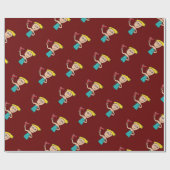 Papier Cadeau Séchage de cheveux (Plat)