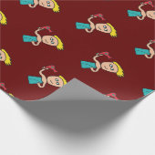 Papier Cadeau Séchage de cheveux (Coin)