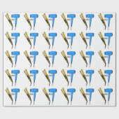 Papier Cadeau Sèche-cheveux & lisseuse-cheveux illustration (Plat)