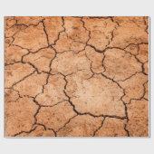 Papier Cadeau Sècheresse du sol (Plat)