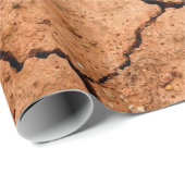 Papier Cadeau Sècheresse du sol (Coin rond)