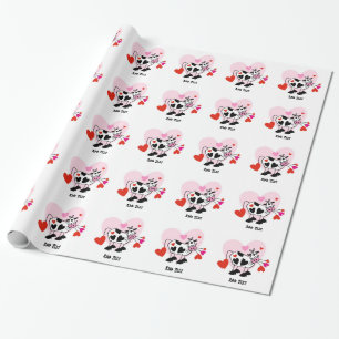 Papier Cadeau Secret Crush idée cadeau Aimer malade vache person