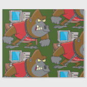 Papier Cadeau Sécurité de Gorilla (Plat)