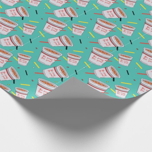 Papier Cadeau Seinfeld | Pas de soupe pour vous Motif (Coin)