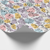 Papier Cadeau seins pastel (Coin)