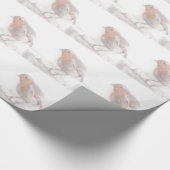Papier Cadeau Séjour, peu de Robin gai ! (Coin)