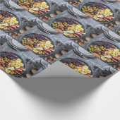 Papier Cadeau Sélection de nourriture italienne (Coin)