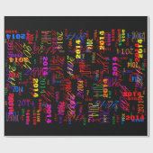 Papier Cadeau Sélection de Personalizable votre fantaisie (Plat)