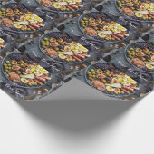 Papier Cadeau Sélection italienne de nourriture (Coin)