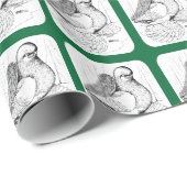 Papier Cadeau Selle à tambour bouffée 1978 (Coin rond)