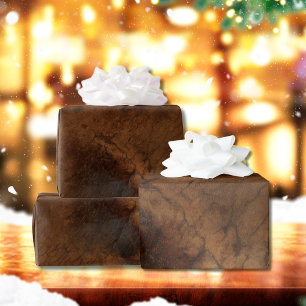 Papier Cadeau Selle Faux en cuir