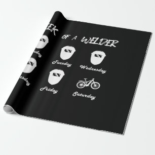 Papier Cadeau Semaine d'une soudure à vélo serrurerie à vélo
