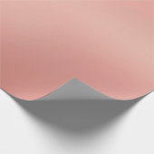 Papier Cadeau Sembler métallique d'or rose fascinant moderne (Coin)