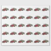 Papier Cadeau Semi camion (Plat)