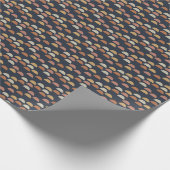 Papier Cadeau Semi motif géométrique de cercle (Coin)