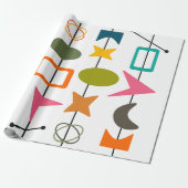 Papier Cadeau Semi-Siècle des brochettes modernes (Déroulé)