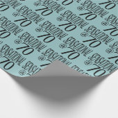 Papier Cadeau Sensation à soixante-dix (Coin)