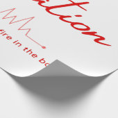 Papier Cadeau Sensation Pouls Lignée (Coin)
