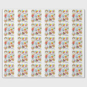 Papier Cadeau Sensibilisation sur l'autisme Embrasser la diversi (Plat)