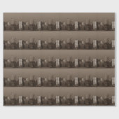 Papier Cadeau Sepia New York (Plat)