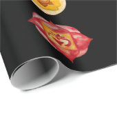 Papier Cadeau Sept chakras aquarelle (Coin rond)