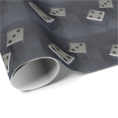 Papier Cadeau Sept craps de sortie (Coin rond)