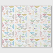 Papier Cadeau Septembre, 30 Anniversaire Cadeau Papier (Plat)