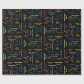 Papier Cadeau Septembre, 30 Anniversaire Cadeau Papier (Plat)