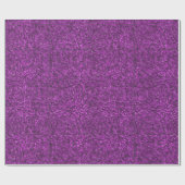 Papier Cadeau Sequins violets (Plat)