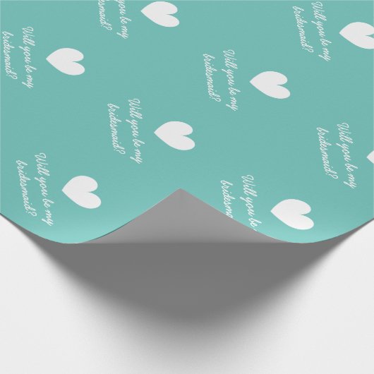 Papier Cadeau Seras-tu mon papier d'emballage pour demande de se (Coin)