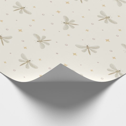 Papier Cadeau Serene Dragonflies Wrapping Paper (Coin)