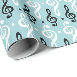 Papier Cadeau Serene Melodies Treble Clef