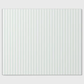 Papier Cadeau Serene Mint Minimalist Stripes (Plat)