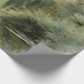 Papier Cadeau Serene Willow Tree Reflection Nature Art (10) (Coin)