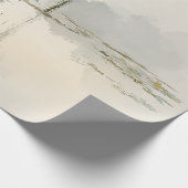 Papier Cadeau Serene Willow Tree Reflection Nature Art (2) (Coin)