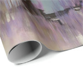 Papier Cadeau Serene Willow Tree Reflection Nature Art (6) (Coin rond)